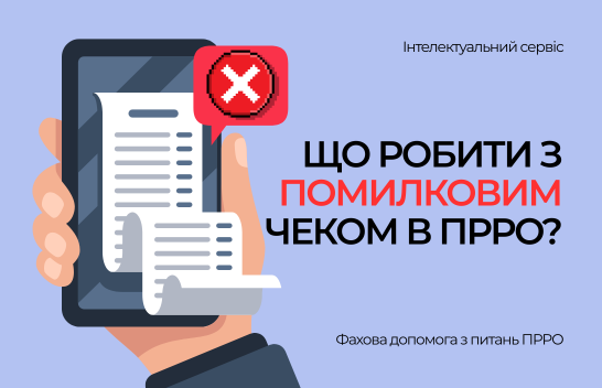 Як відмінити помилковий чек в програмному РРО